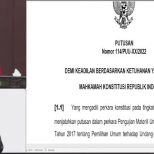 Sah! Pemilu 2024 Tetap Gunakan Sistem Proporsional Terbuka