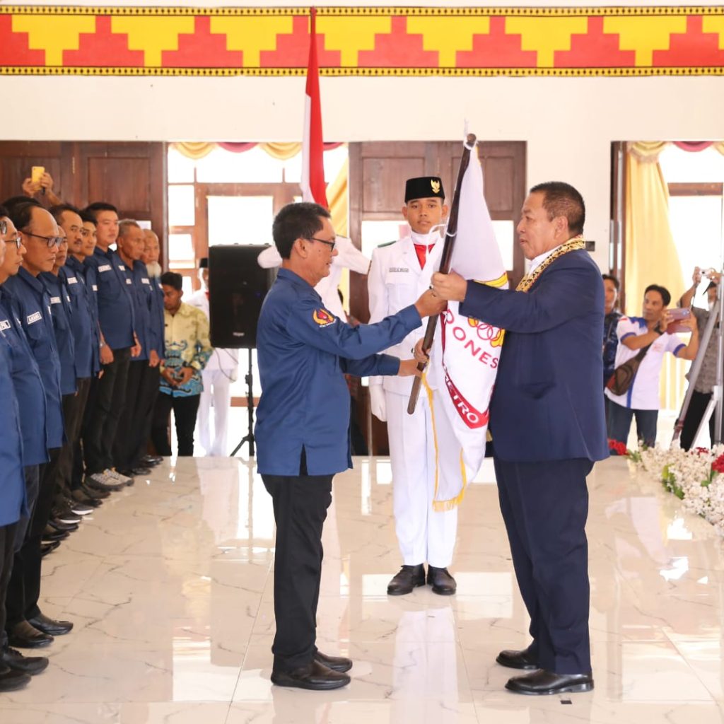 Arinal Lantik Pengurus KONI Metro di Bawah Pimpinan Ampian Bustami