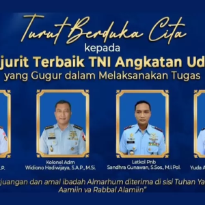 4 Awak Pesawat TNI AU Jatuh Dimakamkan di TMP Senopati dan Madiun