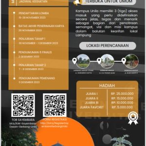 Sayembara Desain Gerbang Unila Berhadiah Puluhan Juta Rupiah