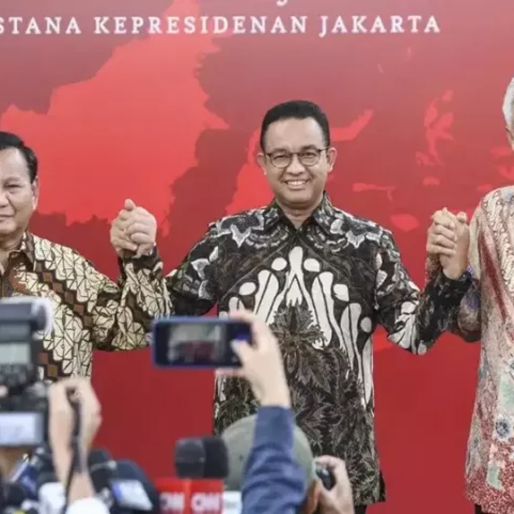 KPU Resmi Tetapkan Tiga Pasangan Calon di Pilpres 2024