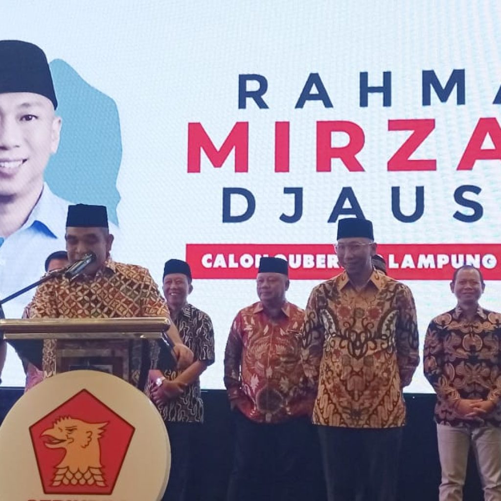 Prabowo Pilih Rahmat Mirzani Djausal Sebagai Cagub Lampung