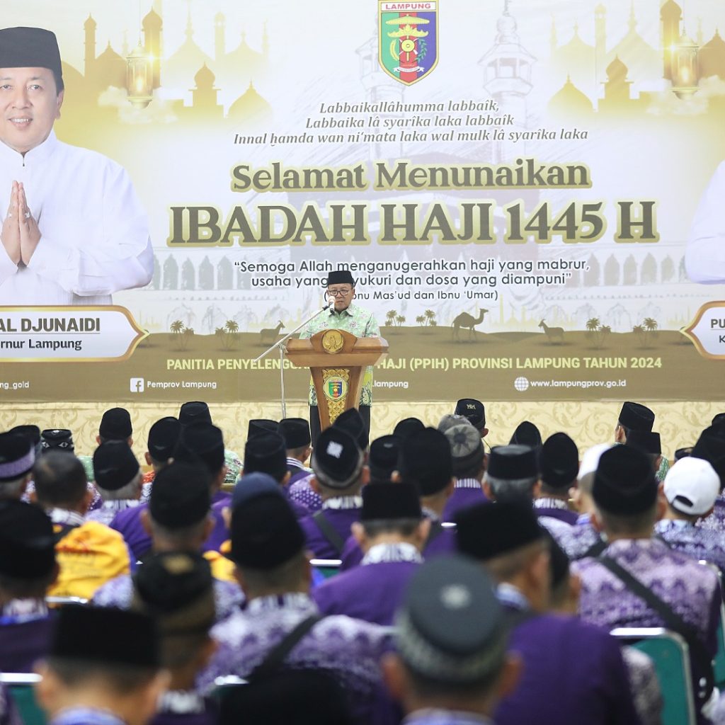 Gubernur Arinal Lepas Jemaah Calon Haji Kloter Pertama Lampung