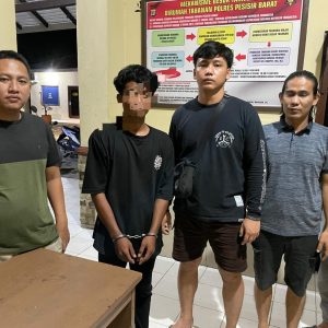 Pelaku Persetubuhan Anak Ditangkap Polres Pesisir Barat