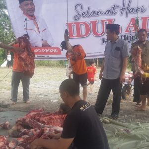 PKS Lampung Salurkan 1000 Paket Daging Kurban