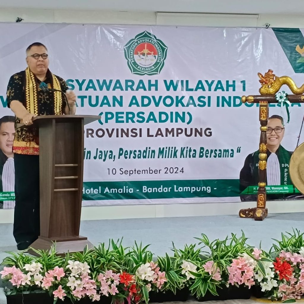 Alzier Dianis Thabranie Jadi Dewan Penasihat Persadin Lampung