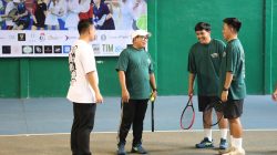 Pj Gubernur Samsudin Buka Turnamen HUT Tennis Yay