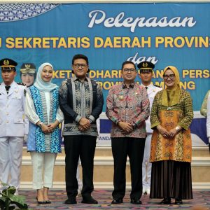 Pj Sekdaprov Lampung Fredy SM Resmi Purna Tugas