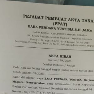 Digusur Pemprov Lampung, 45 KK di Sabah Balau dan Sukarame Baru Dapat Hibah Tanah
