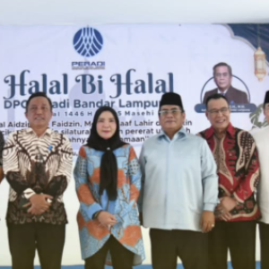 Ketua DPRD Lampung Hadiri Halal Bihalal DPC PERADI Kota Bandar Lampung