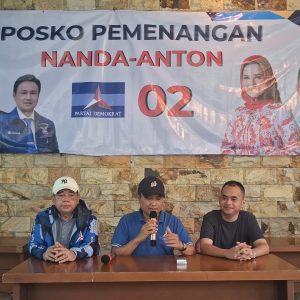 Demokrat Klaim Kemenangan Paslon Nanda-Anton di PSU Pilkada Pesawaran