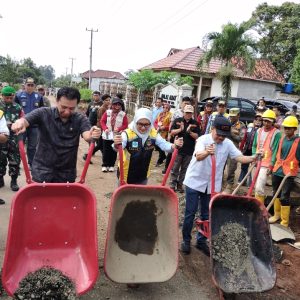 Groundbreaking Jalan Gedong Tataan–Kedondong Dimulai, Pemprov Lampung Targetkan Selesai Empat Bulan