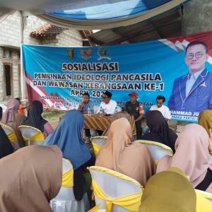 M. Junaidi Gelar Sosialisasi Ideologi Pancasila di Jati Agung, Ajak Warga Jaga Persatuan