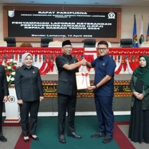 DPRD Apresiasi Capaian Gubernur Lampung dalam Rapat Paripurna LKPJ 2024
