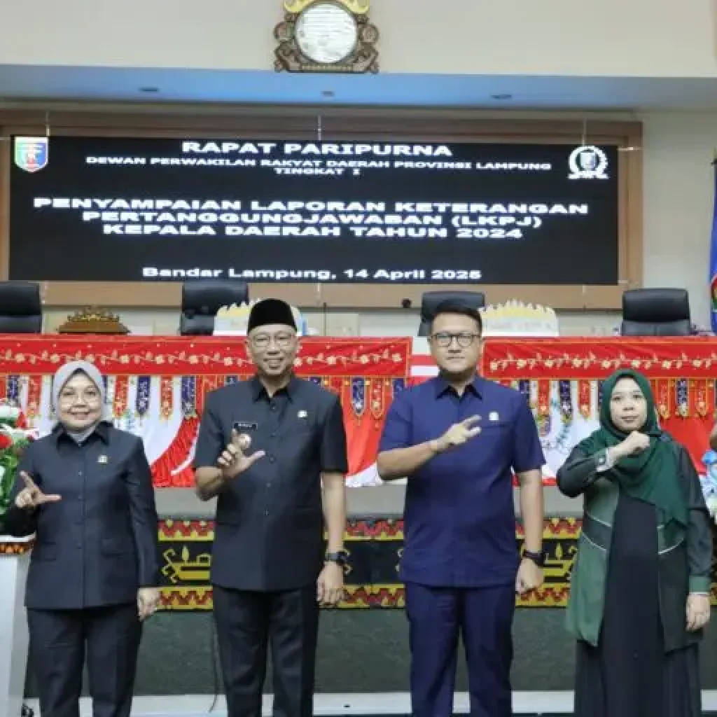 DPRD Terima LKPJ Gubernur Lampung