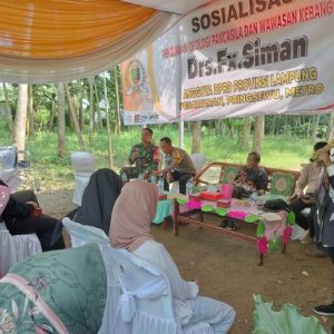 Fx Siman Gelar Sosialisasi Pancasila di Pesawaran, Warga Diimbau Hidupkan Kembali Budaya Ronda