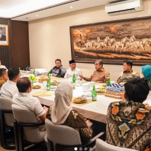 Gubernur dan Ketua DPRD Lampung Hadiri Halal Bihalal Ketua MPR RI Ahmad Muzani