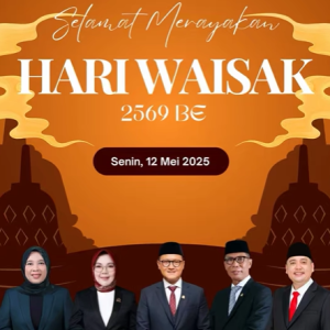 Pimpinan DPRD Provinsi Lampung Ucapkan Selamat Hari Raya Waisak 2569 BE