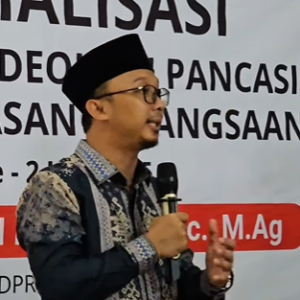 Syukron Muchtar Ajak Warga Gedong Tataan Amalkan Nilai Pancasila