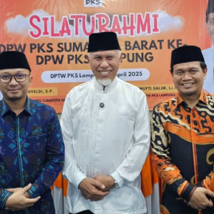 Anggota DPRD Lampung Syukron Muctar Hadiri Silaturahmi Bersama Buya Mahyeldi di DPW PKS Lampung