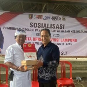 Agus Sutanto Sosialisasikan Nilai Pancasila di Lampung Selatan