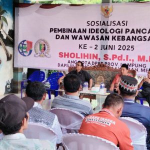 Solihin Gelar Sosialisasi Pancasila di Pesawaran, Tekankan Pentingnya Menjaga Nilai Kebangsaan