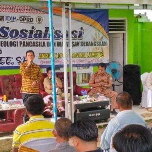 Yusee Sosialisasikan Ideologi Pancasila di Way Kanan, Ajak Warga Ajukan Program Bantuan