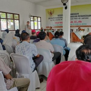 Mustika Bahrum Sosialisasikan Nilai Pancasila dan Realisasikan Perbaikan Jalan Provinsi di Pesawaran
