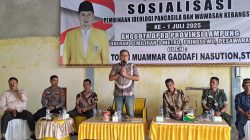 Tondi Nasution: Sosialisasi Pancasila Bangkitkan Kembali Semangat Gotong Royong