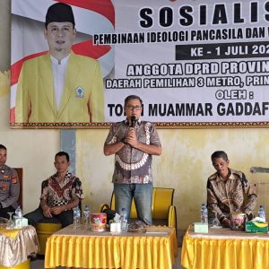 Tondi Nasution: Sosialisasi Pancasila Bangkitkan Kembali Semangat Gotong Royong