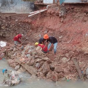 Pemkot Bandar Lampung Percepat Perbaikan Talud yang Jebol Pasca Banjir