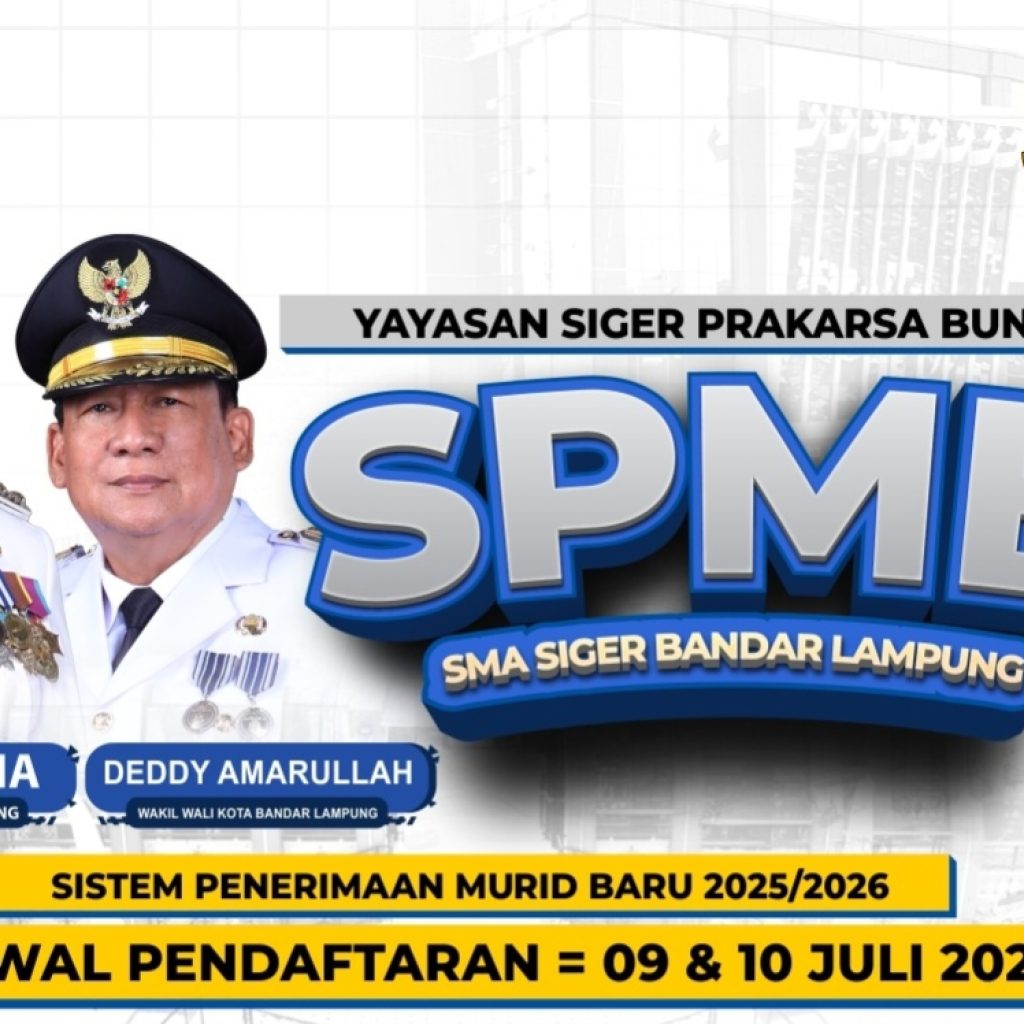Pemkot Bandar Lampung Buka Pendaftaran SMA Siger, Ini Syaratnya