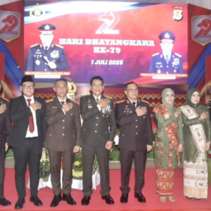 Ketua DPRD Lampung Hadiri Upacara Hari Bhayangkara ke-79