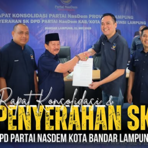 Naldi Rinara Resmi Kembali Pimpin NasDem Bandar Lampung