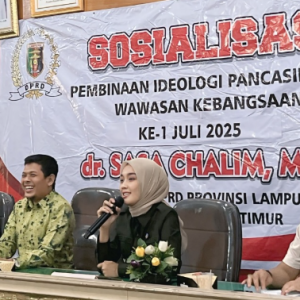 Sasa Chalim Gelar Pembinaan Ideologi Pancasila di Sukadana
