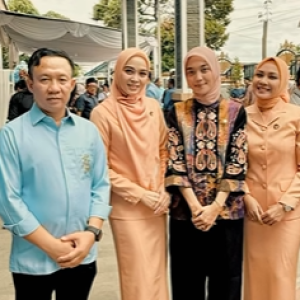 Sasa Chalim Hadiri Pelantikan Sekdaprov Lampung, Harapkan Birokrasi Lebih Responsif