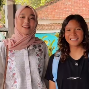 Sasa Chalim dan Wakil Gubernur Jihan Hadiri Ajang Internasional WSL Krui Pro 2025