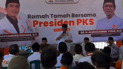 Ade Utami Ibnu Dampingi Presiden PKS Berikan Semangat Kader di Bandar Lampung