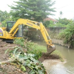 Pasca Banjir, Pemkot Bandar Lampung Normalisasi Sungai di Tanjung Senang