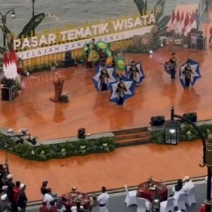 Sasa Chalim Hadiri Peresmian Pasar Tematik Wisata “Jelajah Danau Ranau”