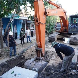 Pemkot Bandar Lampung Bangun Saluran Air Baru di Panjang Utara untuk Atasi Banjir