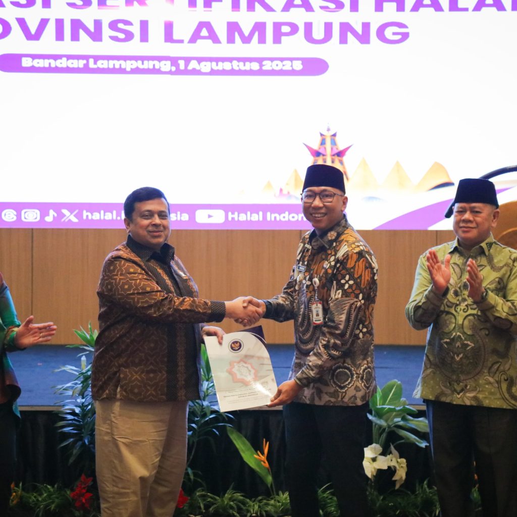 Rakor Sertifikasi Halal di Lampung Perkuat Kolaborasi Pusat-Daerah dan Dorong UMKM Tembus Pasar Global