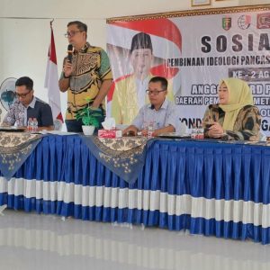 Anggota DPRD Tondi Gelar Sosialisasi Pembinaan Ideologi Pancasila di Metro Selatan