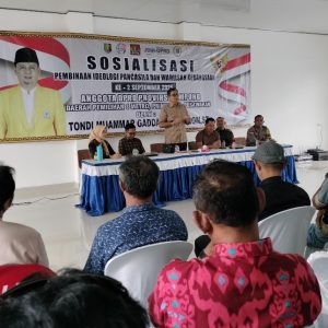 Tondi Muammar Gaddafi Nasution: Sosialisasi Pancasila Jadi Wadah Silaturahmi dan Edukasi