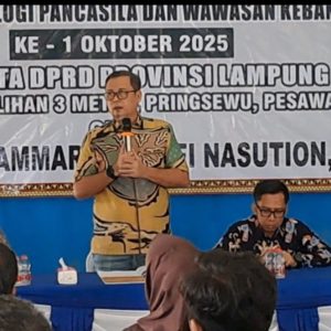 DPRD Lampung Gencarkan Sosialisasi Pancasila, Tondi Nasution Tekankan Penguatan Wawasan Kebangsaan
