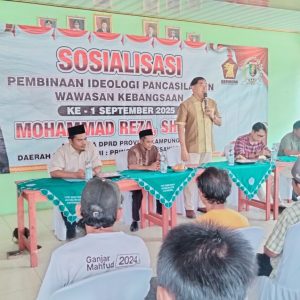 Reza Berawi Tekankan Sosialisasi Pancasila Sebagai Wujud Penguatan Wawasan Kebangsaan