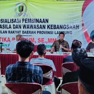 Mustika Bahrum Tegaskan Pentingnya Pancasila di Pondok Pesantren Way Harong