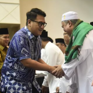 Ketua DPRD Lampung Hadiri Pelantikan PERTI dan PERWATI