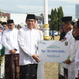 Anggota DPRD Lampung Hadiri Peringatan Hari Santri, Dorong Penguatan Peran Pesantren