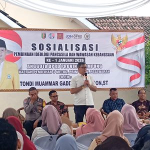Tondi Nasution: Pancasila Fondasi Jaga Keharmonisan Masyarakat Metro
